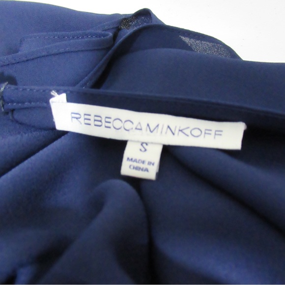 Rebecca Minkoff Shanaya Top Size Small | Blue - Picture 5 of 12